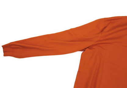 Papas+ Wool V-Neck Knit Sweater Orange Size L