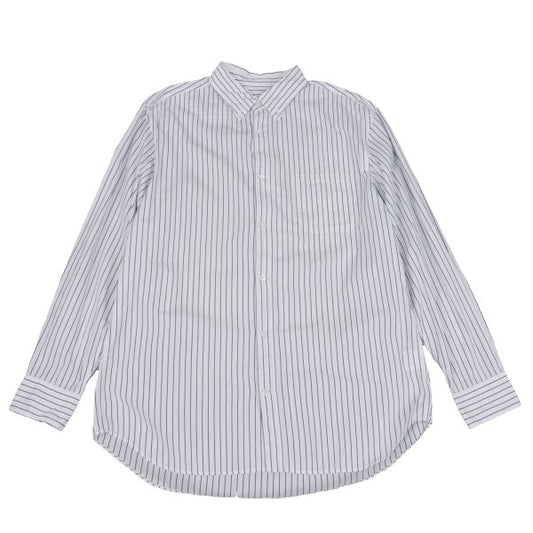 Papas+ Cotton Stripe Button Down Shirt Size L