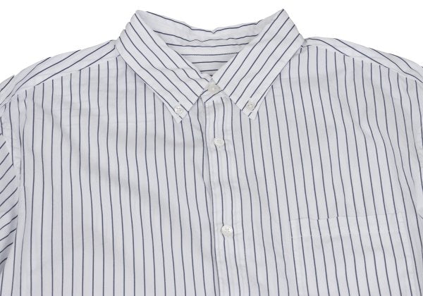 Papas+ Cotton Stripe Button Down Shirt Size L