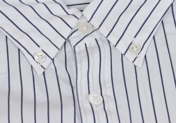 Papas+ Cotton Stripe Button Down Shirt Size L