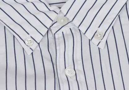 Papas+ Cotton Stripe Button Down Shirt Size L