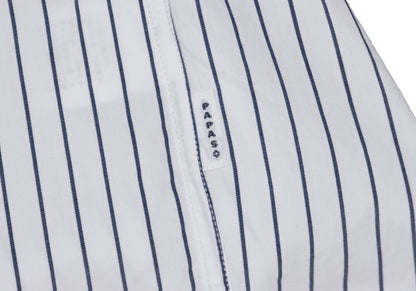 Papas+ Cotton Stripe Button Down Shirt Size L