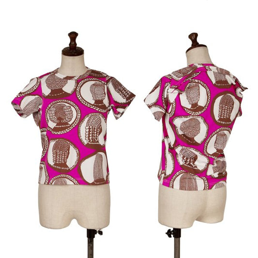COMME des GARCONS 08SS African T-Shirt Pink Size SS