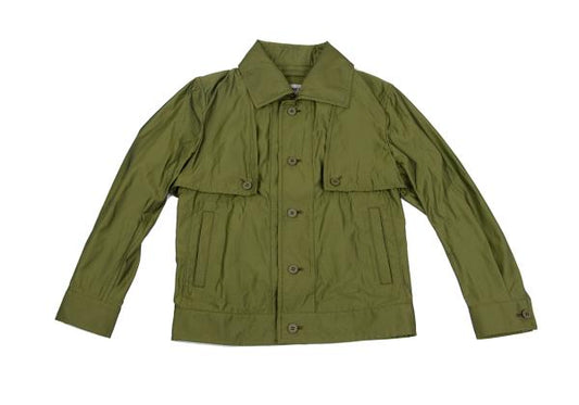 ISSEY MIYAKE 2017 Pre-Fall Gunflap Polyester Jacket Size 2