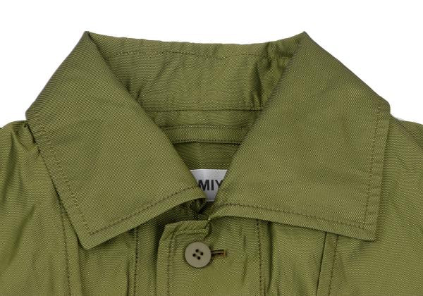 ISSEY MIYAKE 2017 Pre-Fall Gunflap Polyester Jacket Size 2