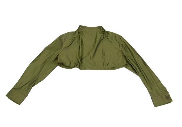 ISSEY MIYAKE 2017 Pre-Fall Gunflap Polyester Jacket Size 2