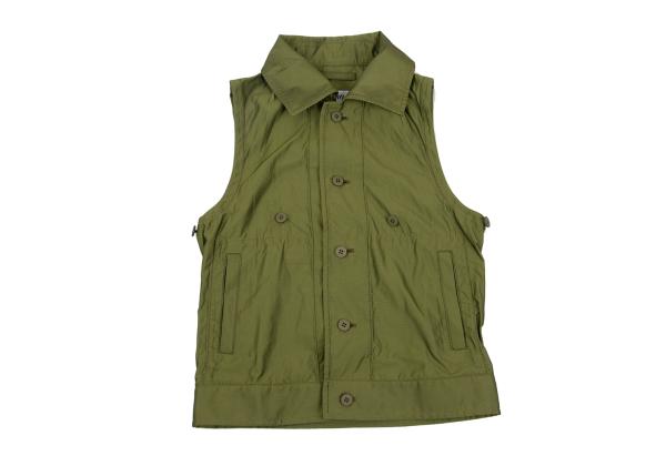 ISSEY MIYAKE 2017 Pre-Fall Gunflap Polyester Jacket Size 2