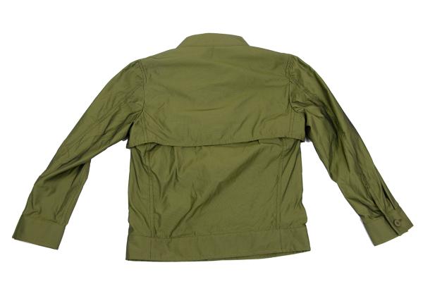 ISSEY MIYAKE 2017 Pre-Fall Gunflap Polyester Jacket Size 2