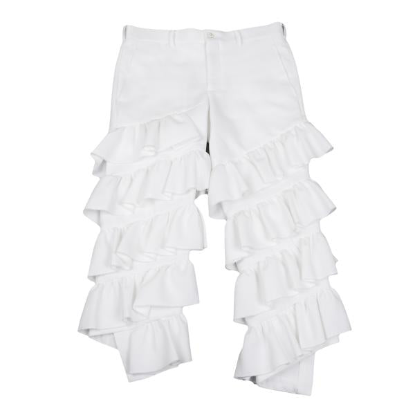 COMME des GARCONS HOMME PLUS 24AW Poly Pants White Size S