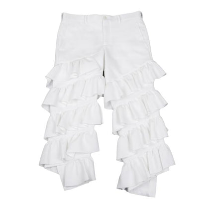 COMME des GARCONS HOMME PLUS 24AW Poly Pants White Size S