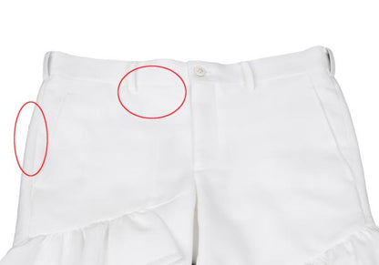 COMME des GARCONS HOMME PLUS 24AW Poly Pants White Size S