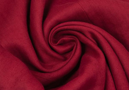 Max Mara Linen A-Line Skirt Red Size 42