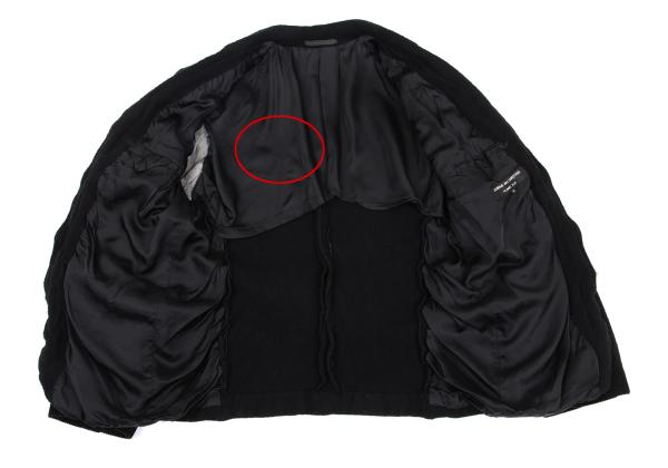 COMME des GARCONS HOMME PLUS Shrunk Jacket Black Size M