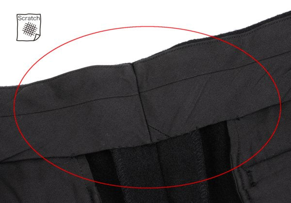 COMME des GARCONS HOMME PLUS Garment Dye Pants Black Size L
