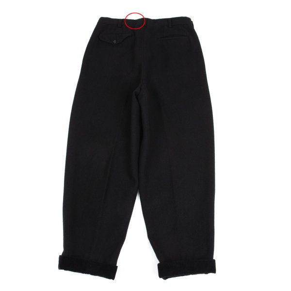 COMME des GARCONS HOMME PLUS Garment Dye Pants Black Size L