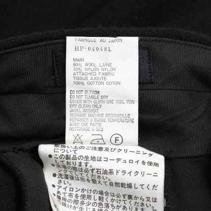 COMME des GARCONS HOMME PLUS Garment Dye Pants Black Size L