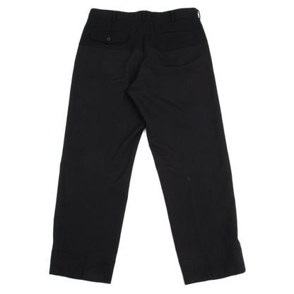 COMME des GARCONS HOMME Mixed Material Pants Black Size L