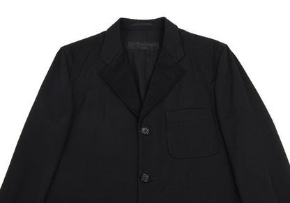 COMME des GARCONS HOMME Mixed Material Pants Black Size S