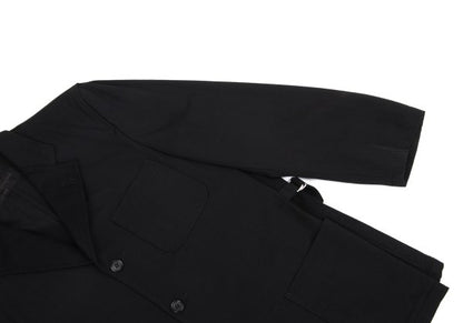 COMME des GARCONS HOMME Mixed Material Pants Black Size S
