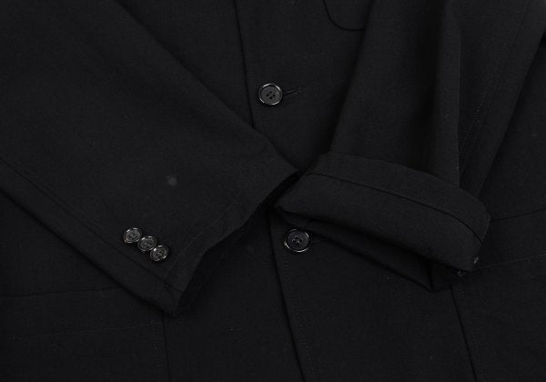 COMME des GARCONS HOMME Mixed Material Pants Black Size S