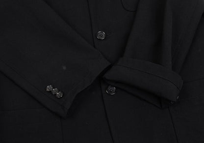 COMME des GARCONS HOMME Mixed Material Pants Black Size S