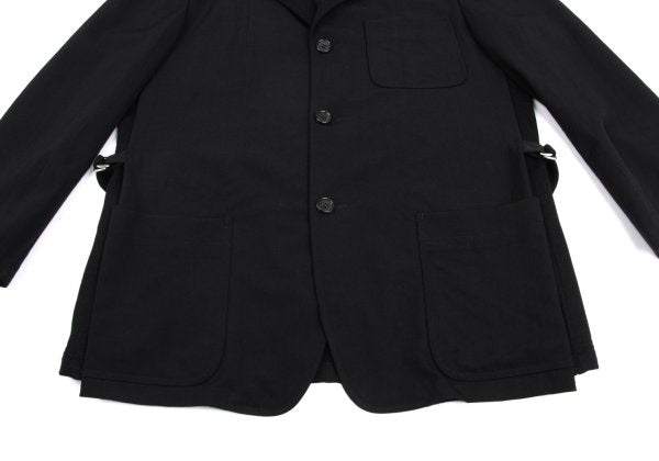 COMME des GARCONS HOMME Mixed Material Pants Black Size S