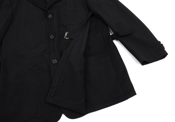 COMME des GARCONS HOMME Mixed Material Pants Black Size S