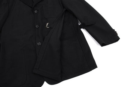 COMME des GARCONS HOMME Mixed Material Pants Black Size S
