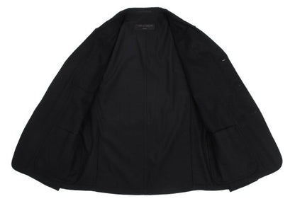 COMME des GARCONS HOMME Mixed Material Pants Black Size S