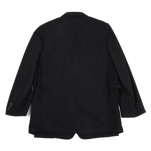 COMME des GARCONS HOMME Mixed Material Pants Black Size S