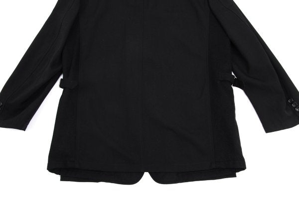 COMME des GARCONS HOMME Mixed Material Pants Black Size S