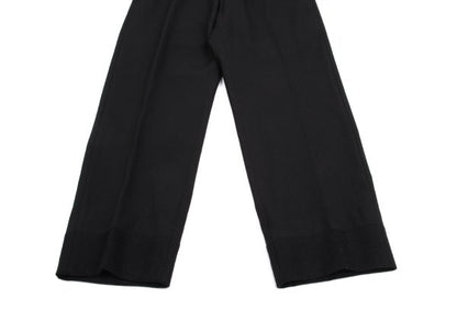 COMME des GARCONS HOMME Mixed Material Pants Black Size S