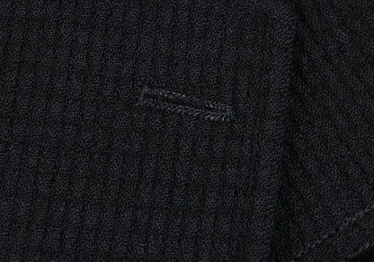 COMME des GARCONS HOMME Cut Grid Weave Jacket Black Size S
