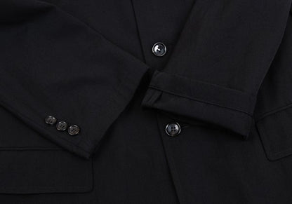 COMME des GARCONS HOMME Cut Grid Weave Jacket Black Size S
