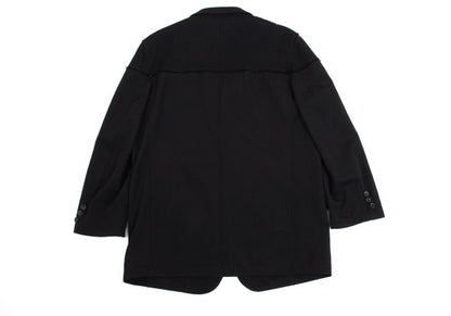 COMME des GARCONS HOMME Cut Grid Weave Jacket Black Size S