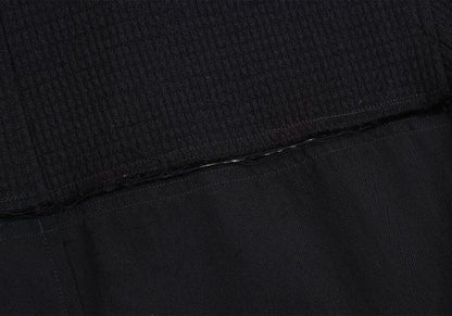COMME des GARCONS HOMME Cut Grid Weave Jacket Black Size S