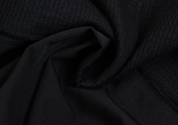 COMME des GARCONS HOMME Cut Grid Weave Jacket Black Size S