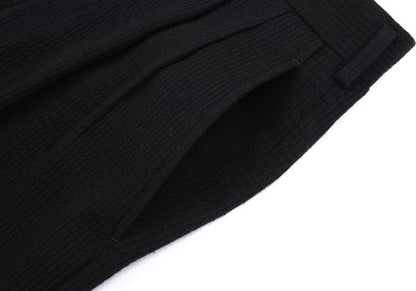 COMME des GARCONS HOMME Wool Nylon Weave Pants Black Size M