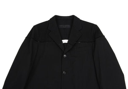 COMME des GARCONS HOMME Grid Weave Panel Pants Black Size S