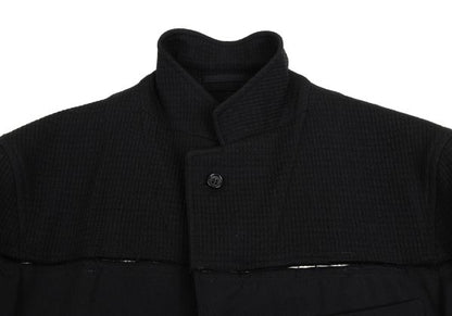 COMME des GARCONS HOMME Grid Weave Panel Pants Black Size S