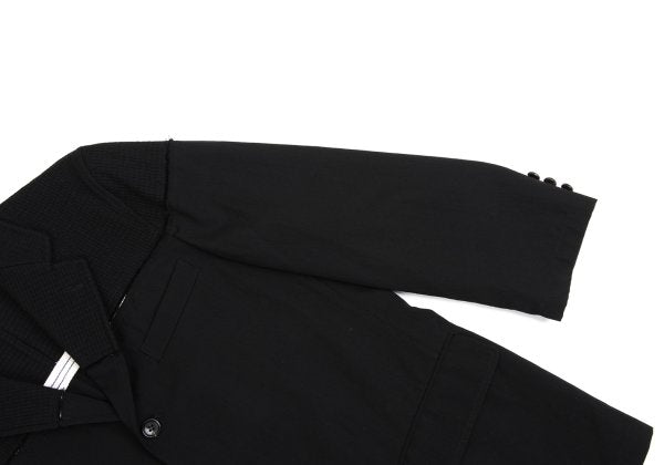 COMME des GARCONS HOMME Grid Weave Panel Pants Black Size S