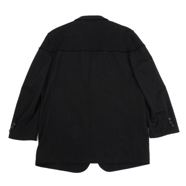 COMME des GARCONS HOMME Grid Weave Panel Pants Black Size S