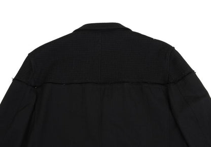 COMME des GARCONS HOMME Grid Weave Panel Pants Black Size S