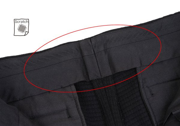 COMME des GARCONS HOMME Grid Weave Panel Pants Black Size S