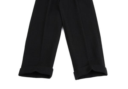COMME des GARCONS HOMME Grid Weave Panel Pants Black Size S
