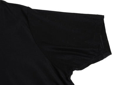 Yohji Yamamoto POUR HOMME Glossy Collar T-Shirt Black Size M