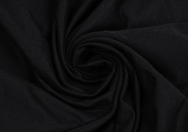 Yohji Yamamoto POUR HOMME Glossy Collar T-Shirt Black Size M