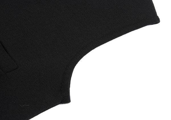 Yohji Yamamoto POUR HOMME Wool Knit Vest Black Size M
