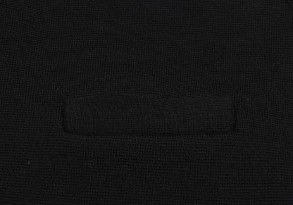 Yohji Yamamoto POUR HOMME Wool Knit Vest Black Size M
