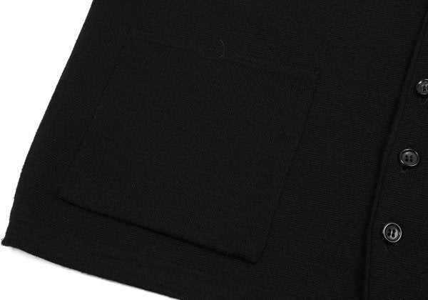 Yohji Yamamoto POUR HOMME Wool Knit Vest Black Size M